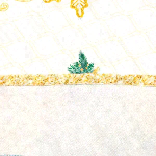 Скатерть "Этель" Golden Christmas  d=215 +/- 2см с ГМВО, 100%хл, саржа 190 гр/м2