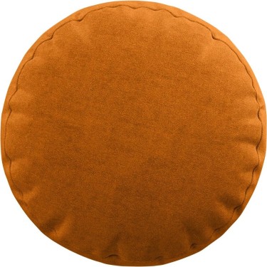 Подушка круглая «Кортин» канвас оранжевый