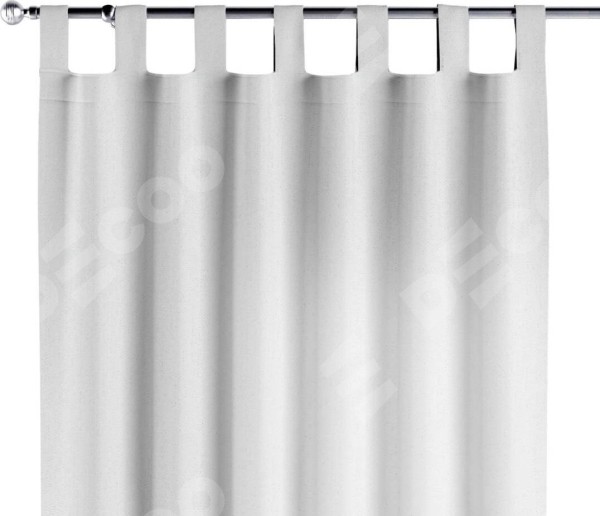 Комплект штор на петлях лён белоснежный