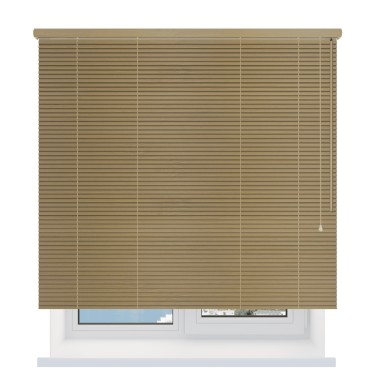 Бамбуковые жалюзи 25 мм. отбеленный