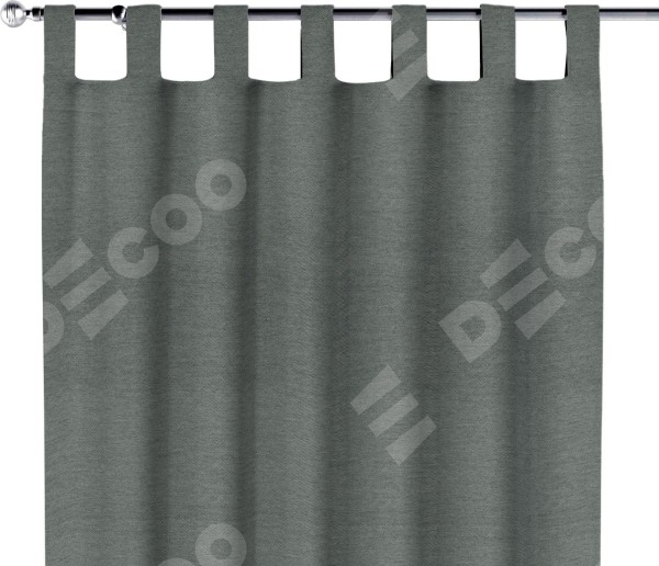 Комплект штор на петлях твид блэкаут серый