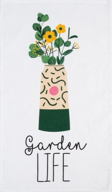 Набор кухонных полотенец Доляна Garden life 35х60см-7шт, 100% хл