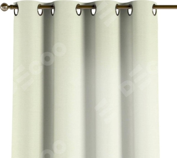 Комплект штор на люверсах вельвет молочный