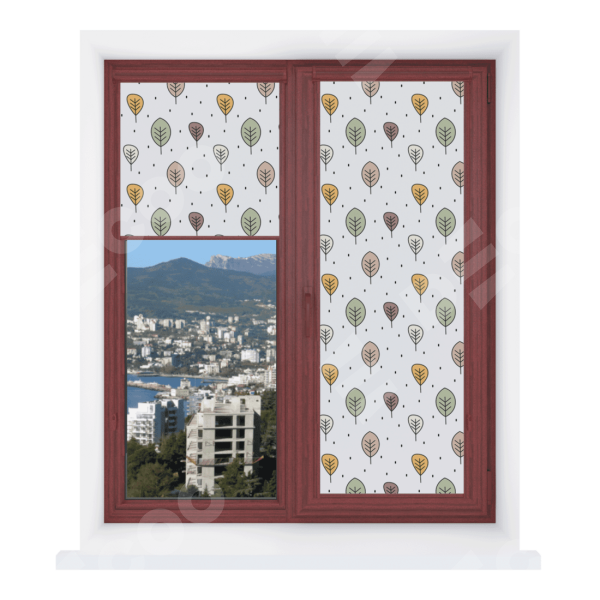 Рулонная штора Уни 2 с принтом Простые деревья