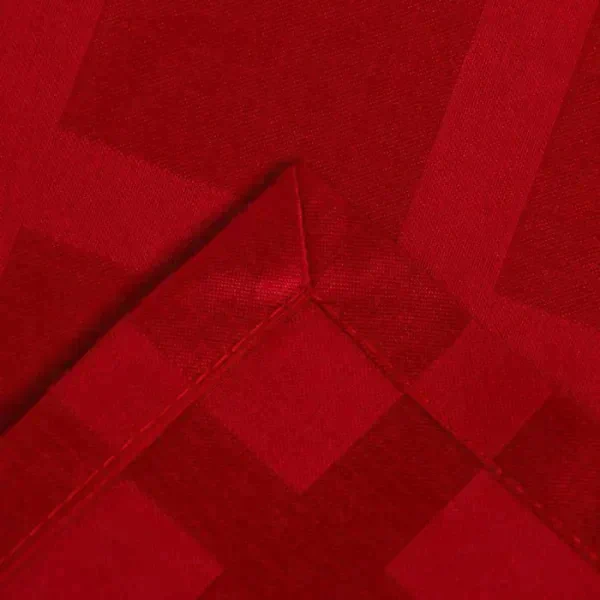 Скатерть "Этель" Geometry 150*180 +/-3см, цв.бордовый, пл. 192 г/м2, хл с ВГМО