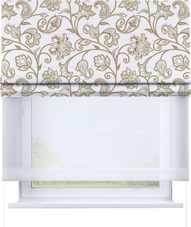 Римская штора «Кортин» день-ночь «Королевская роскошь»