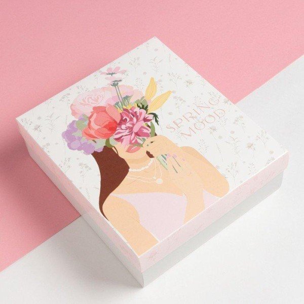 Набор подарочный Этель Spring mood полотенце и аксс (4 предмета)