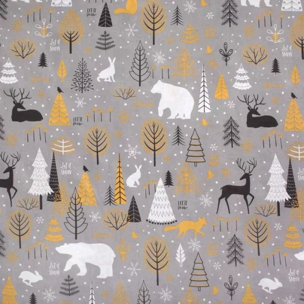 Постельное бельё Этель 2 сп Let it snow (вид 2) 175х215 см, 200х220 см, 70х70 см - 2 шт