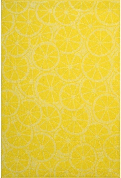 Полотенце махровое Lemon color, 50х90 см, цвет жёлтый