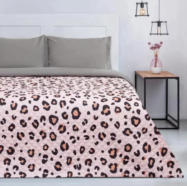 Покрывало Этель евро Leopard, 230х210 ±5см, микрофибра